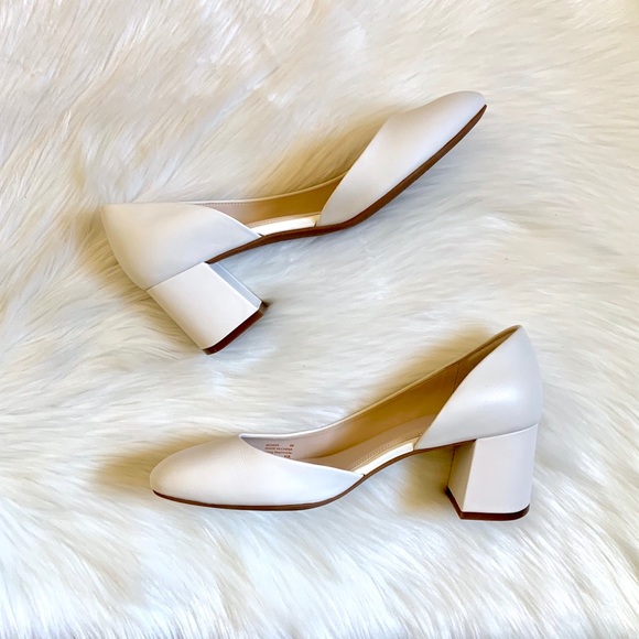 Cole Haan Daina Grand D’orsay Ivory Leather Pumps - Picture 4 of 8